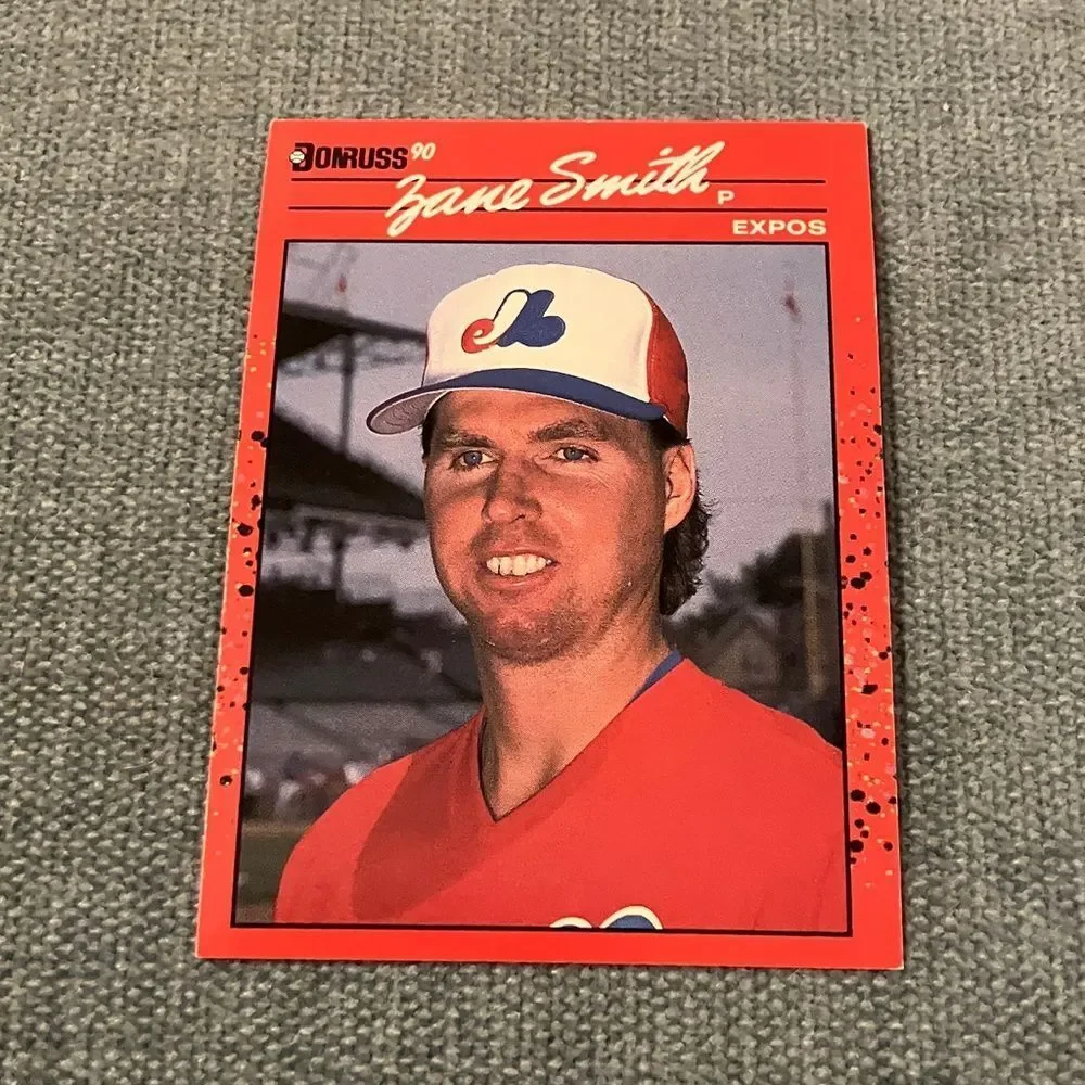 1990 Donruss Montreal Expos Baseball Card Trading Card